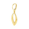 Diamond-Cut Open Marquise Drop Earrings
