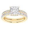 14K 2.44Ct Certified Lab Grown Diamond Bridal Set