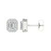 14K 1.15Ct Certified Lab Grown Diamond Earrings ( Igi Certified )
