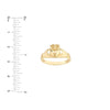 High-Polished Claddagh Ring for Women