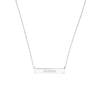 Engravable Bar &amp; Adjustable Necklace