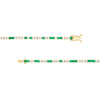 Diamond &amp; Emerald Tennis Bracelet (2-1/3tcw)