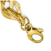 14K Yellow and White Gold Polished D/C Bracelet