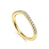 14K Yellow Gold Diamond Wedding Band