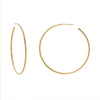 40mm x 1.2mm Hoop Post Earrings