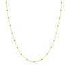 Grey Enamel Bead Saturn Chain