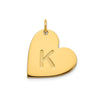 Initial Heart Charms