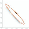 10K Rose Gold Slip-On Bangle