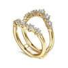 14K Yellow Gold Diamond Ring Enhancer