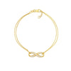CZ Infinity Adjustable Bracelet