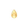 Polished Teardrop Stud Earrings