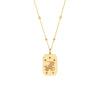 Capricorn Engraved Pendant