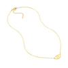 Evil Eye Cutout Adjustable Necklace