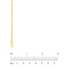 2.5mm Paper Clip Chain with Pear Shape Lock