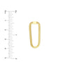 Loop Snake Chain Earrings
