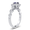 14K 0.28Ct Diamond Sapphire Ring
