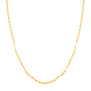 2.5mm Paper Clip Chain with Pear Shape Lock