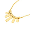 Mini Bar Drop and Bead Station Necklace