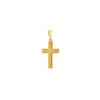 Full Diamond Cut 3D Cross Pendant