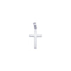 Straight-Edged Polished Cross Pendant
