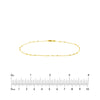 Triple Bead Saturn Chain with Lobster Lock