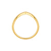 1/6tcw Diamond Chevron Ring
