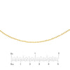 Diamond-Cut Bead Choker Chain