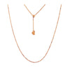 1.1mm D/C Brill Cable Chain with Slider Bead