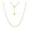 1.1mm D/C Brill Cable Chain with Slider Bead