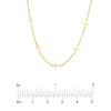 Mini Cross Station Necklace