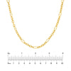 Hollow Polished Oval Link 5+1 Chain