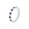Sapphire &amp; Diamond Eternity Band (1-1/2tcw)