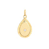 1/20tcw Diamond Teardrop Pendant