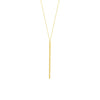 Vertical Bar Necklace with 1/2pt Diamond