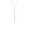 Vertical Bar Necklace with 1/2pt Diamond