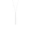 Vertical Bar Necklace with 1/2pt Diamond