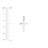 Straight-Edged Polished Cross Pendant