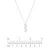 5mm Vertical Script Numeral Necklace