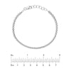 Sterling Silver Diamond-Cut Beads Adjustable Bracelet