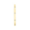 Diamond Square Tube Hoop Earrings