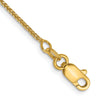 14K .8mm D/C Quadra Wheat Chain