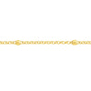 D/C Bead Station Rolo Chain Anklet