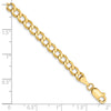 10K 4.3mm Semi-Solid Curb Chain