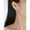 Smiling Rocks 0.49Ct E-F/SI1 Lab Grown Diamond Floral Earrings
