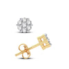 14K 0.09Ct Diamond Earring