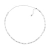 Sterling Silver Paper Clip Chain Adjustable Choker