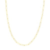 3.6mm Paper Clip Chain with Pear Lobster