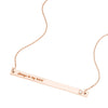Thin Bar Necklace with 1pt Diamond