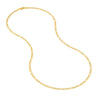 2.45mm Hollow Beveled Figaro Chain