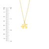 Puzzle Piece with Heart Adjustable Necklace